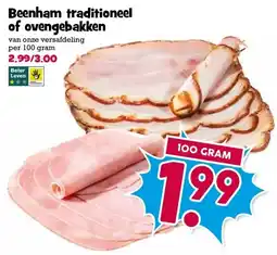 Boon`s Markt Beenham traditioneel of ovengebakken aanbieding