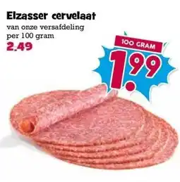Boon`s Markt Elzasser cervelaat aanbieding
