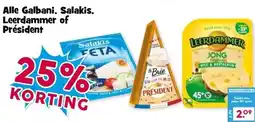 Boon`s Markt Alle Galbani, Salakis, Leerdammer of Président aanbieding