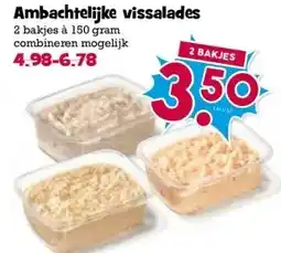 Boon`s Markt Ambachtelijke vissalades aanbieding