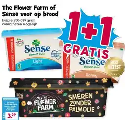 Boon`s Markt The Flower Farm of Sense voor op brood aanbieding