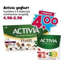 Boon`s Markt Activia yoghurt aanbieding