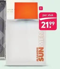 Etos Jil Sander Sun Men Eau de parfum 75 ml aanbieding