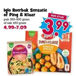 Boon`s Markt Iglo Roerbak Sensatie of Ping & Klaar aanbieding