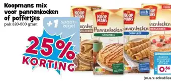 Boon`s Markt Koopmans mix voor pannenkoeken of poffertjes aanbieding