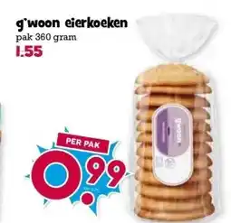 Boon`s Markt g'woon eierkoeken aanbieding