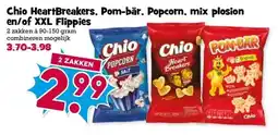 Boon`s Markt Chio HeartBreakers, Pom-bär, Popcorn, mix plosion en/of XXL Flippies aanbieding