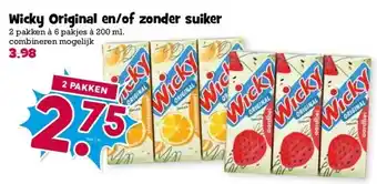 Boon`s Markt Wicky Original en/of zonder suiker aanbieding