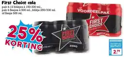 Boon`s Markt First Choice cola aanbieding