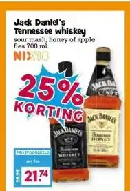 Boon`s Markt Jack Daniel's Tennessee aanbieding