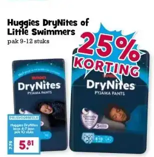 Boon`s Markt Huggies DryNites of Little Swimmers aanbieding