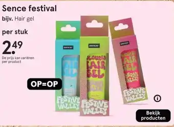 Etos Sence festival aanbieding
