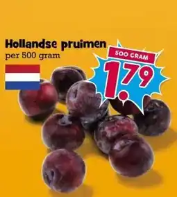 Boon`s Markt Hollandse pruimen aanbieding