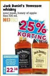 Boon`s Markt Jack Daniel's Tennessee whiskey aanbieding