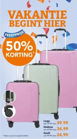 Blokker Koffer aanbieding