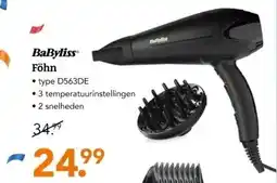 Blokker BaByliss Föhn aanbieding