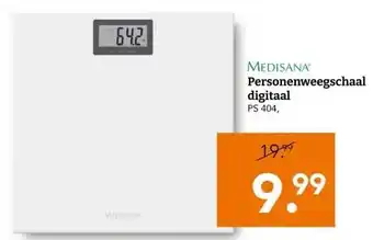 Blokker Personenweegschaal digitaal aanbieding
