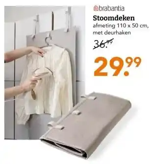 Blokker brabantia Stoomdeken aanbieding