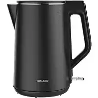 Bol.com Tomado TWK1708B - Waterkoker - 17 liter - Dubbelwandig - 2200 watt - BPA vrij - Matzwart aanbieding