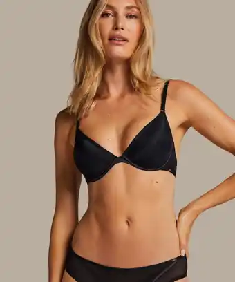Hunkemoller Hunkemöller Voorgevormde beugel bh Essential Zwart aanbieding
