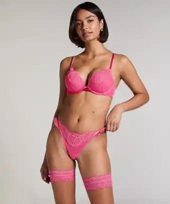 Hunkemoller Hunkemöller String Harmony Roze aanbieding