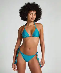 Hunkemoller Hunkemöller Bikinibroekje Aqua Groen aanbieding