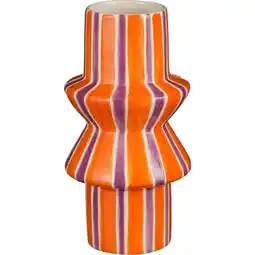 Trendhopper Vaas Stripes oranje aanbieding