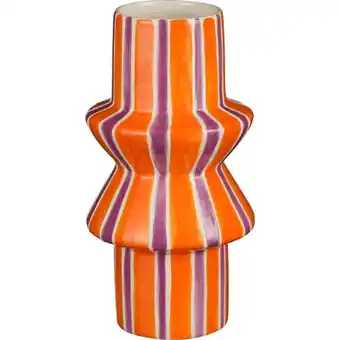Trendhopper Vaas Stripes oranje aanbieding