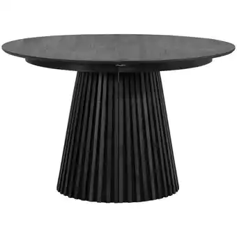 Leen Bakker Eettafel Irene - zwart - uitschuifbaar aanbieding