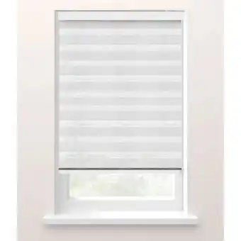 Leen Bakker Fenstr duo-rolgordijn wit - 60x175 cm aanbieding