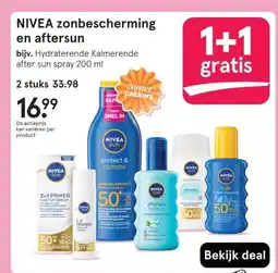 Etos NIVEA zonbescherming en aftersun aanbieding