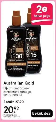 Etos Australian Gold aanbieding