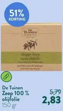 Holland & Barrett Zeep 100 % olijfolie aanbieding