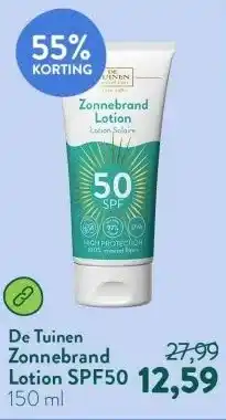 Holland & Barrett Zonnebrand Lotion SPF50 aanbieding