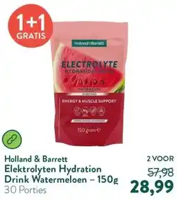 Holland & Barrett Elektrolyten Hydration Drink Watermeloen – 150g aanbieding