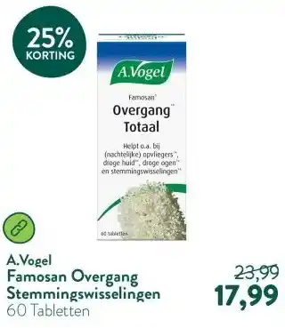 Holland & Barrett Famosan Overgang Stemmingswisselingen aanbieding