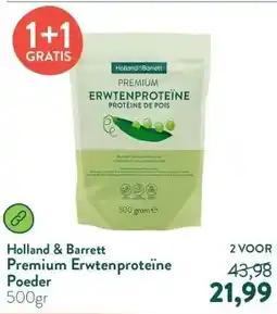 Holland & Barrett Premium Erwtenproteïne Poeder aanbieding