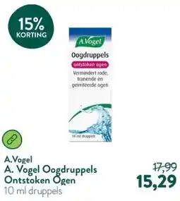 Holland & Barrett A. Vogel Oogdruppels Ontstoken Ogen aanbieding