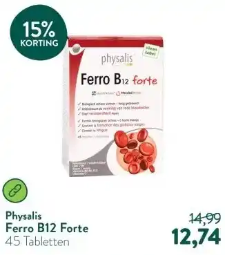 Holland & Barrett Ferro B12 Forte aanbieding