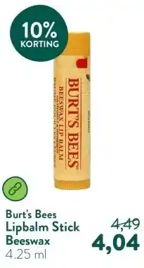 Holland & Barrett Lipbalm Stick Beeswax aanbieding