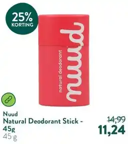Holland & Barrett Natural Deodorant Stick - 45g aanbieding