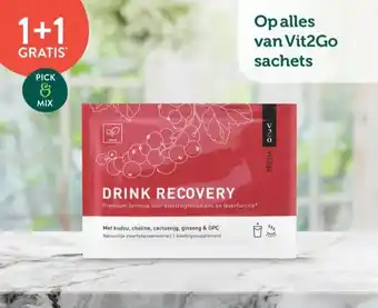 Holland & Barrett 1+1 GRATIS Op alles van Vit2Go sachets aanbieding
