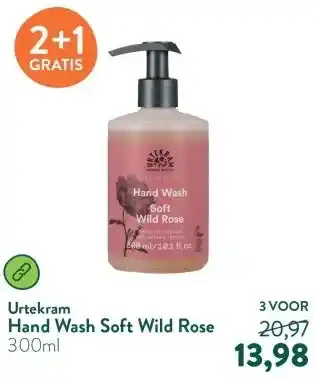 Holland & Barrett Hand Wash Soft Wild Rose aanbieding