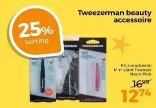 Trekpleister Tweezerman beauty accessoire aanbieding