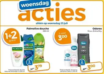 Trekpleister Palmolive douche 250 ml aanbieding