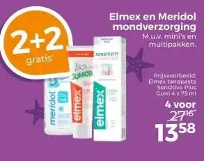 Trekpleister Elmex en Meridol mondverzorging aanbieding