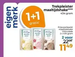 Trekpleister Trekpleister maaltijdshake**** aanbieding
