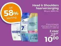 Trekpleister Head & Shoulders haarverzorging M.u.v. 400 ml. aanbieding