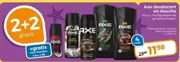 Trekpleister Axe deodorant en douche aanbieding