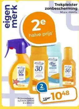 Trekpleister Trekpleister zonbescherming aanbieding